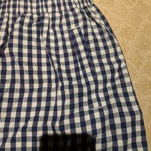 JCrew Gingham Mini Skirt
